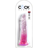 King Cock - Clear Pene Realístico 19.7 Cm Rosa