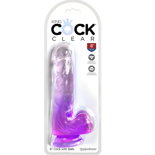 Clear Realistic Penis by King Cock