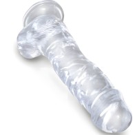 Clear Pene Realístico King Cock