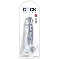 King Cock Clear Realistic Dildo