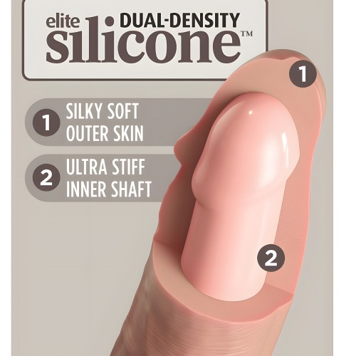 - élite Dildo Realístico Silicona 17.8 Cm