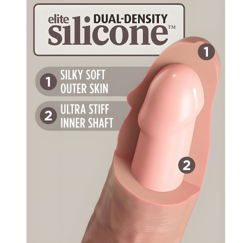 - élite Dildo Realístico Vibrador & Silicona 15.2 Cm