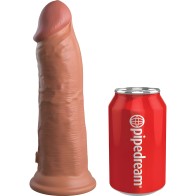 King Cock - Elite Realistic Dildo Vibrator & Silicone 20.3 cm Caramel