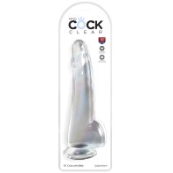 - Clear Dildo Con Testículos 19 Cm Transparente