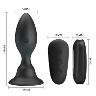 Mr Play Vibrating Anal Plug with Remote Control