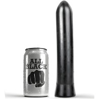 All Black Realistic Dildo 22 Cm