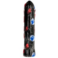 All Black Realistic Dildo 22 Cm