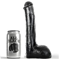 All Black Realistic Anal Dildo 23cm