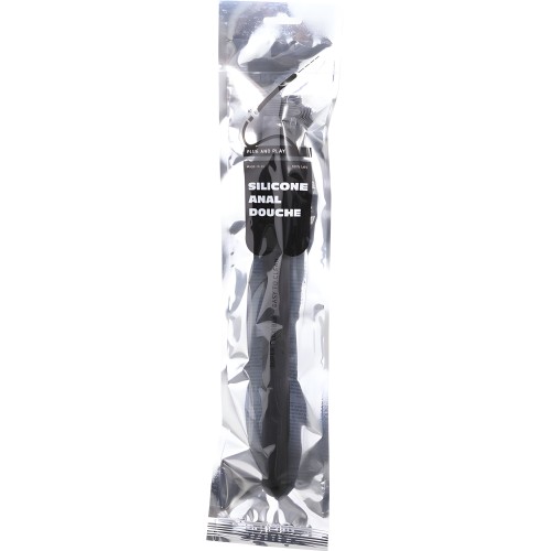 All Black Silicone Anal Shower 27 cm