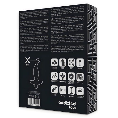 Addicted Toys Vibrating Anal Massager Black Model 1