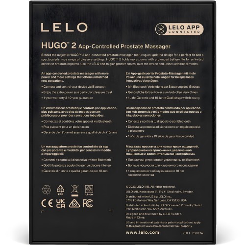 Lelo - Hugo 2 Prostate Massager