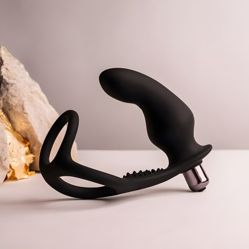 Rocks-Off Ro-Zen Pro Anal Plug with Vibrating Ring for Men