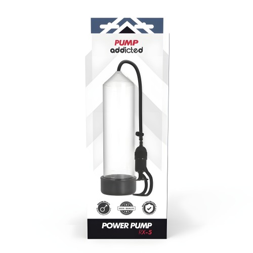 Pump RX5 Transparent Penis Pump - Enhanced Performance