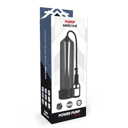 Pump Addicted Bomba Erección Rx7 Negra
