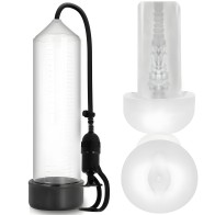 Pump Addicted RX5 Transparent Erection Pump with Masturbator