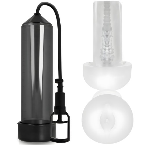 Pump Addicted RX7 Black Erection Pump with Masturbator