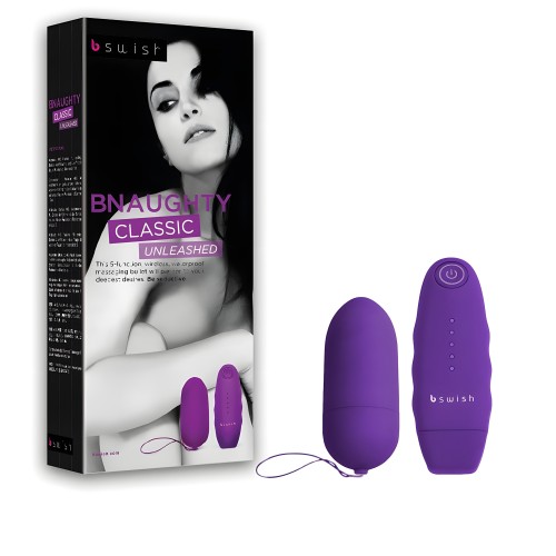 Bnaughty Unleashed Classic Remote Control Vibrator - Lilac