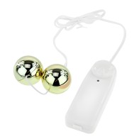 Golden Vibrating Kegel Balls | Baile Stimulating