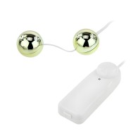 Golden Vibrating Kegel Balls | Baile Stimulating