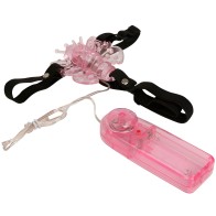 Baile Adjustable Harness with Butterfly Vibrator