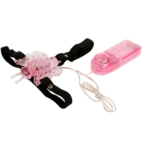 Baile Adjustable Harness with Butterfly Vibrator