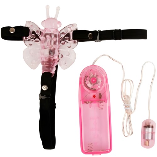Baile Adjustable Harness with Butterfly Vibrator