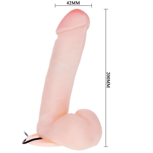 Dildo Realístico Con Vibración Y Rotación 20 Cm