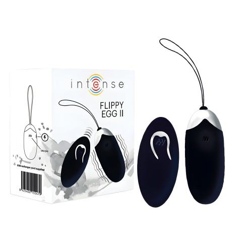 Intense Flippy II Rechargeable Remote Egg Black