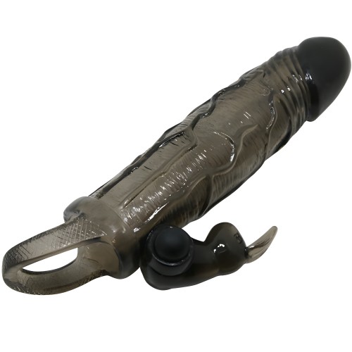 Brave Man Realistic Penis Sleeve with Rabbit - 16.5 cm