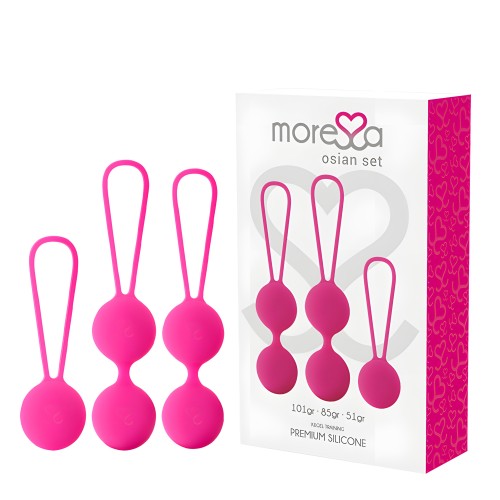 Moressa - Osian Set Premium Silicona Rosa (osian One - 51 G | Osian Two - 101 G | O