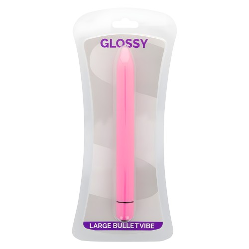 Glossy Slim Intense Pink Vibrator