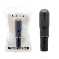 Glossy Pocket Vibrator - Black