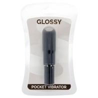 Glossy Pocket Vibrator - Black
