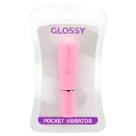 Glossy Intense Pocket Vibrator Pink