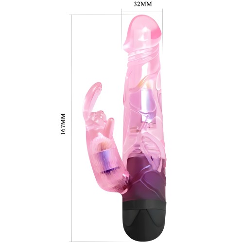 Baile - Give You Lover Vibrador Con Rabbit Rosa - Placer Infinito