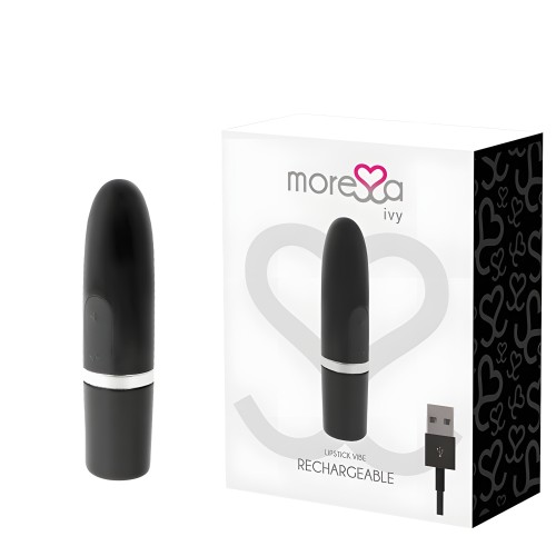 Moressa - Ivy Lip Simulator Travel Massager - Black