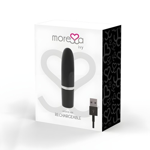 Moressa - Ivy Lip Simulator Travel Massager - Black