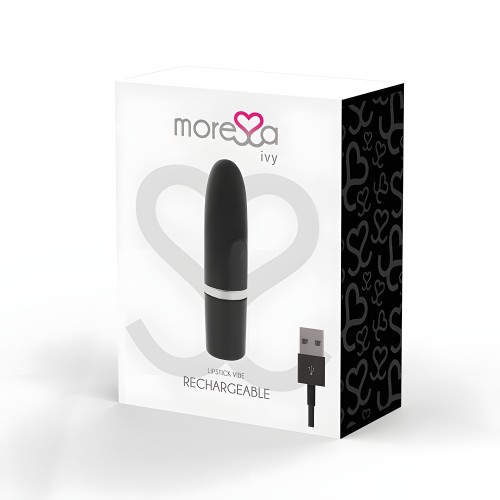 Moressa - Ivy Lip Simulator Travel Massager - Black