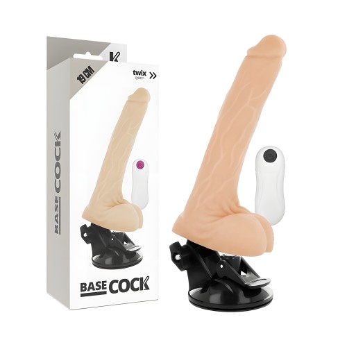 Vibrador Realístico Control Remoto Natural 19 Cm -o- 4 Cm