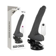 Realistic Vibrator Remote Control Black 19 cm