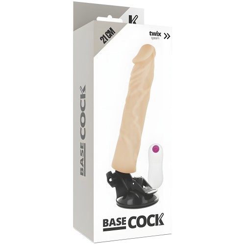 - Realistic Vibrator Remote Control Natural 21cm -o- 4cm