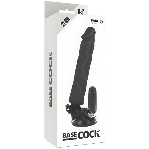 Vibrador Realístico Control Remoto Negro 21 Cm -o- 4 Cm
