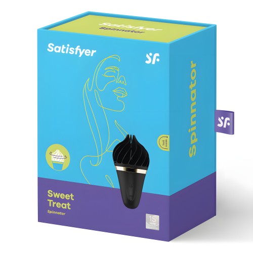 Satisfyer Sweet Treat Spinnator Negro