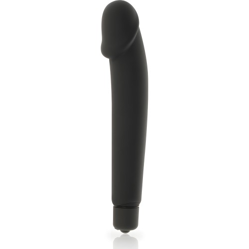 Dolce Vita Realistic Silicone Vibrator Black