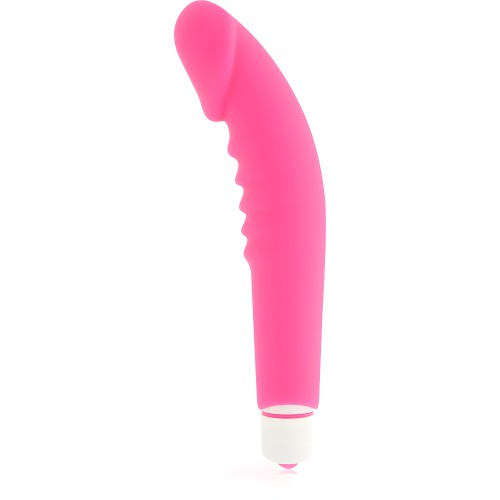 - Realistic Pleasure Vibrador Silicona Rosa
