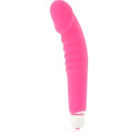 - Realistic Pleasure Vibrador Silicona Rosa