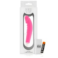 - Realistic Pleasure Vibrador Silicona Rosa