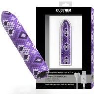 Custom Bullets Rechargeable Snake Violet 10 Intensities