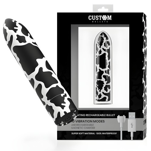 Custom Bullets - Bala Recargable Cow 10 Intensidades
