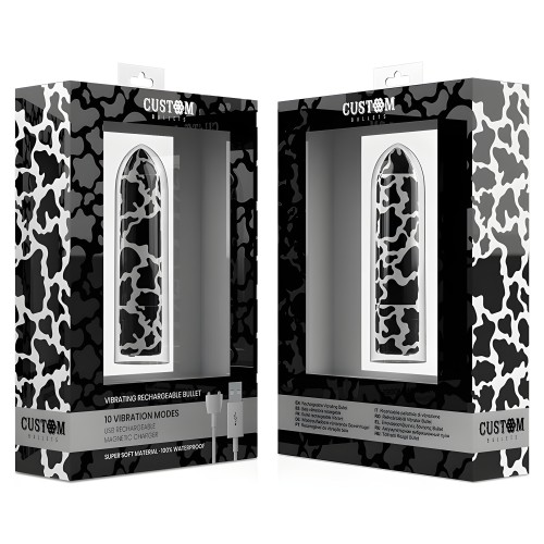Custom Bullets - Bala Recargable Cow 10 Intensidades